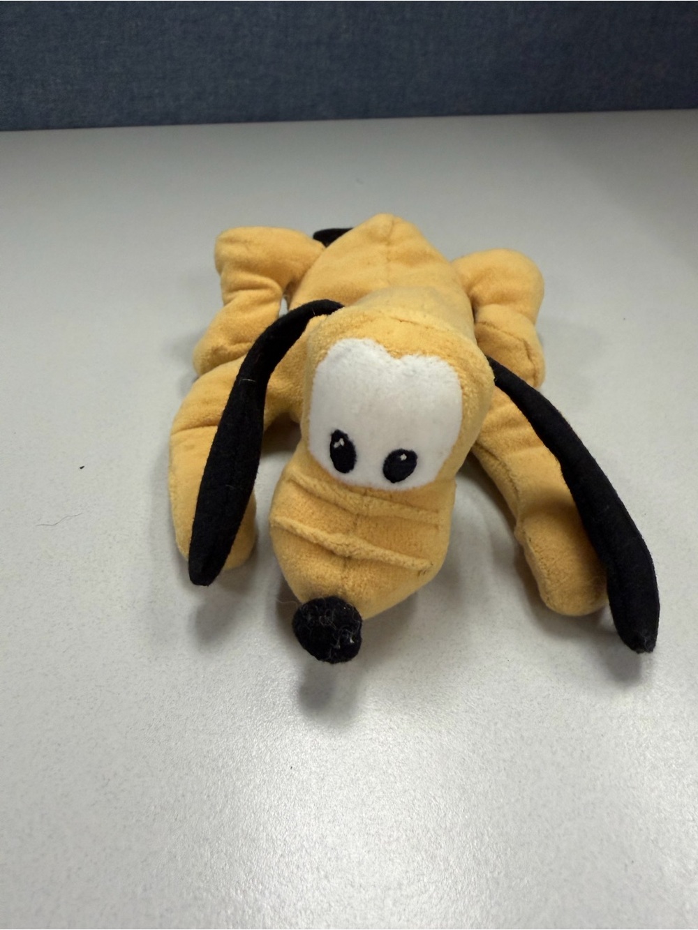 Disney Plush Yellow and Black Pluto Dog Toy